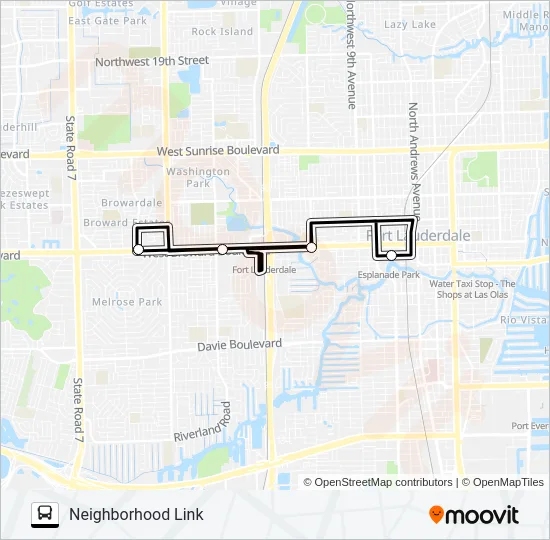 NEIGHBORHOOD LINK Bus Line Map