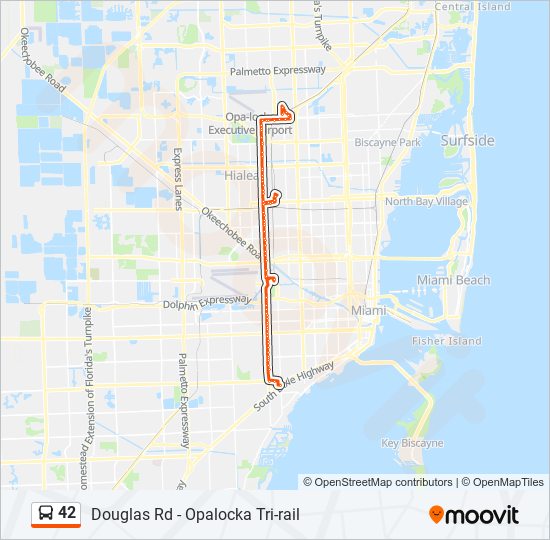 42 Route Schedules, Stops & Maps 42 OpaLocka TriRail Sta. (Updated)