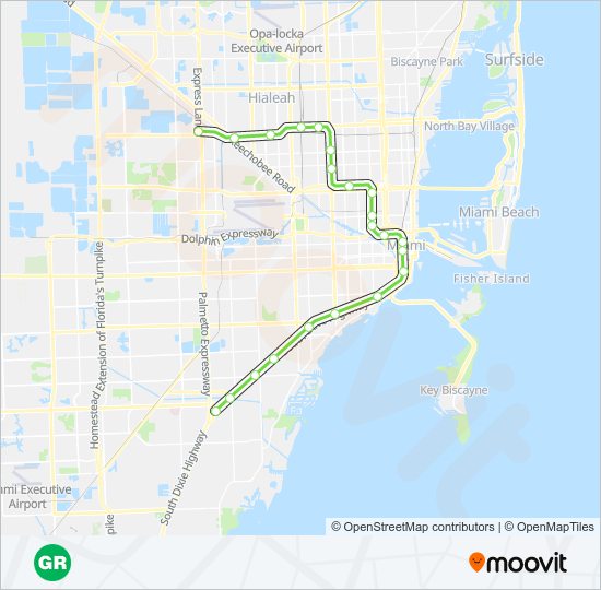 GREEN  Line Map