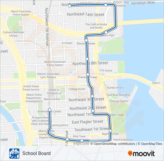 OMNI Light Rail Line Map