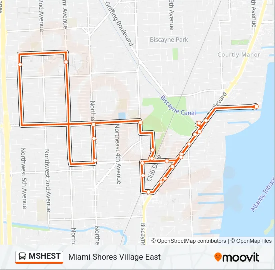 MSHEST Bus Line Map