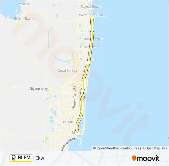 BLFM Train Line Map