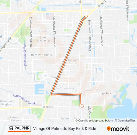 PALPNR Bus Line Map