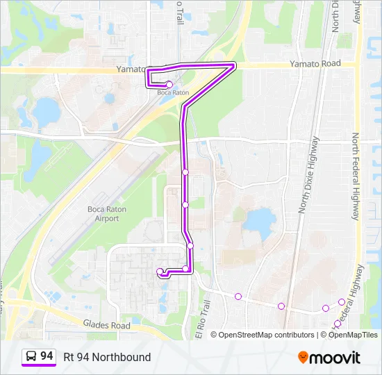 94 Bus Line Map