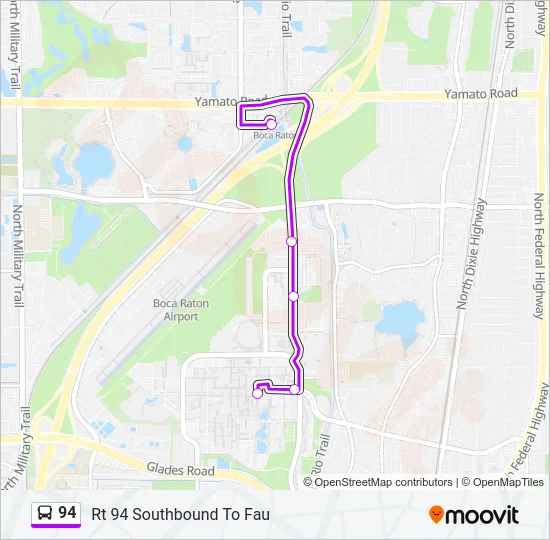 94 Bus Line Map