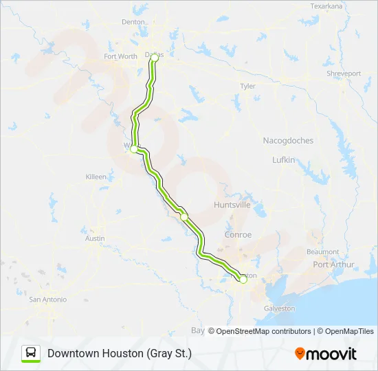 FLIXBUS 2246 Bus Line Map
