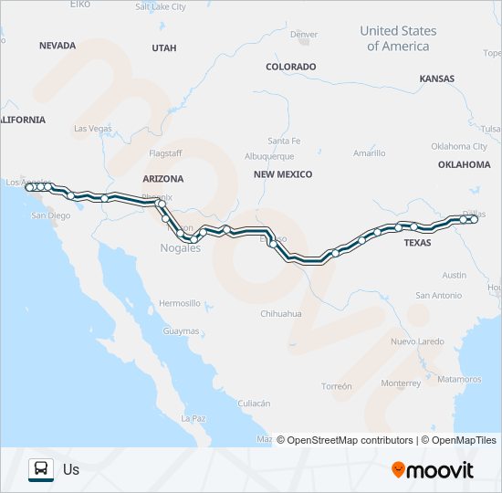 greyhound us1000 Route: Schedules, Stops & Maps - Dallas Bus Station