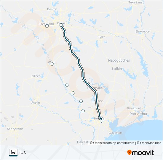 greyhound us1100 Route Schedules Stops Maps Houston Bus