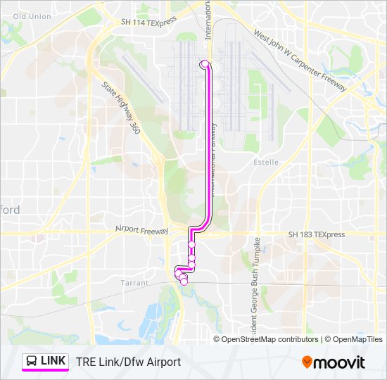 LINK Bus Line Map