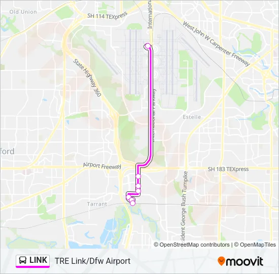 LINK Bus Line Map