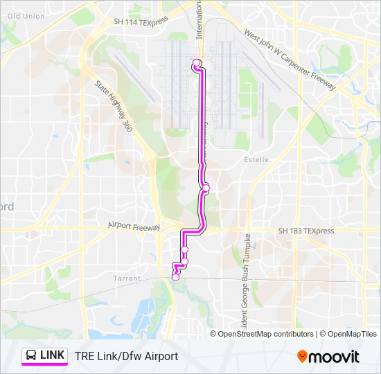 LINK Bus Line Map
