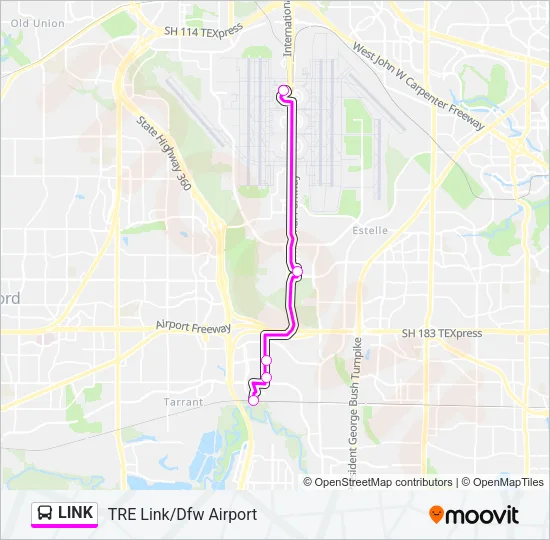 LINK Bus Line Map