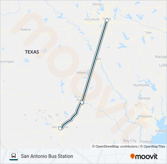 GREYHOUND US1159 Bus Line Map