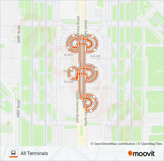 TERMINAL LINK Bus Line Map