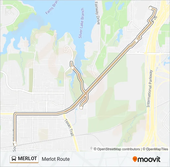 MERLOT Bus Line Map