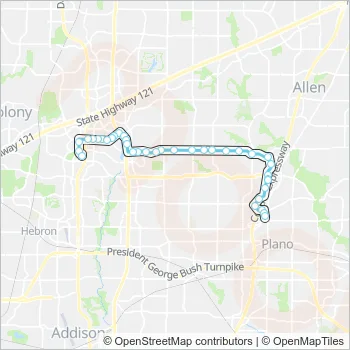 254 Route: Schedules, Stops & Maps - West - Northwest Plano Park