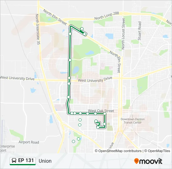 EP 131 Bus Line Map
