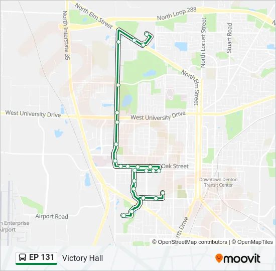 EP 131 Bus Line Map