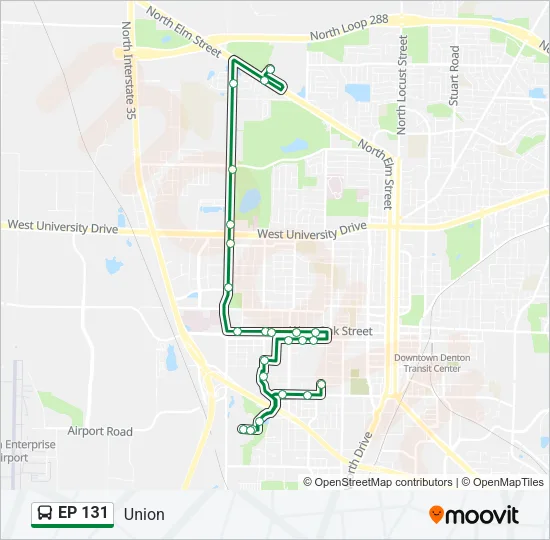 EP 131 Bus Line Map
