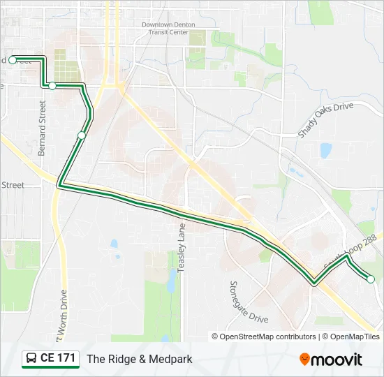 CE 171 Bus Line Map