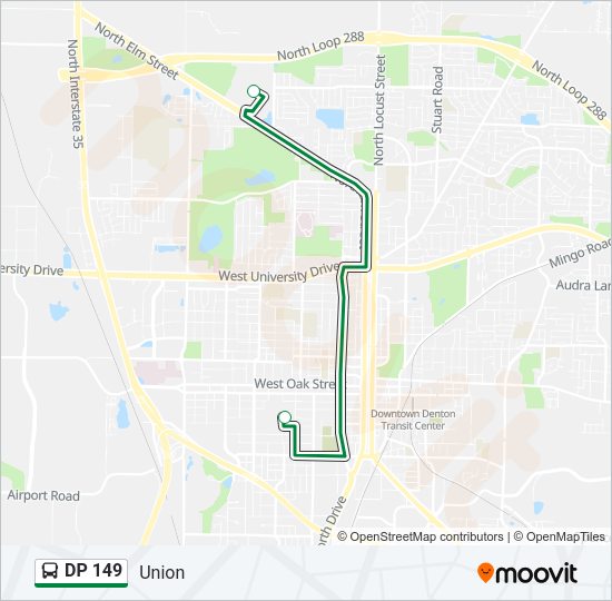 DP 149 Bus Line Map