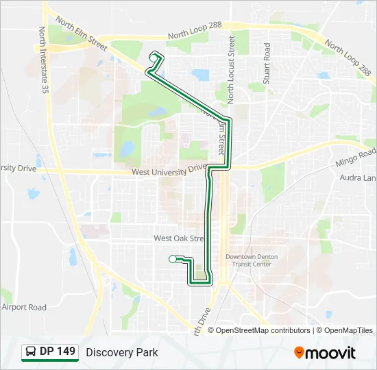 DP 149 Bus Line Map