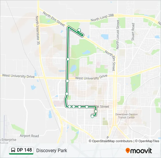 DP 148 Bus Line Map