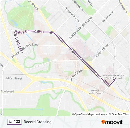 122 Bus Line Map