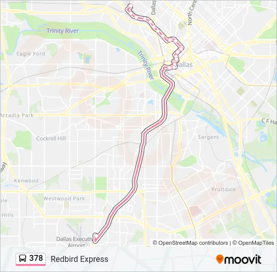 378 Bus Line Map