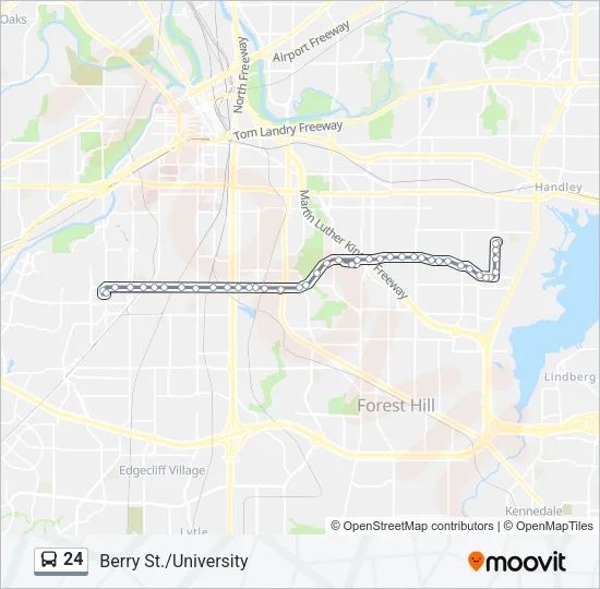 24 Bus Line Map