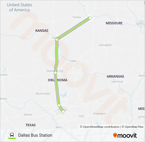 FLIXBUS 2241 Bus Line Map