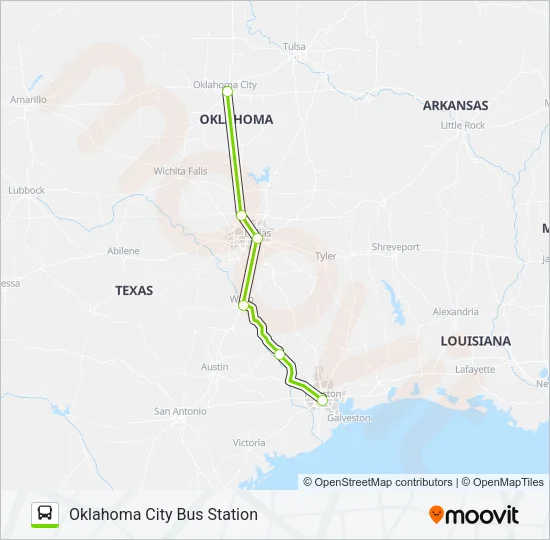 FLIXBUS 2242 Bus Line Map