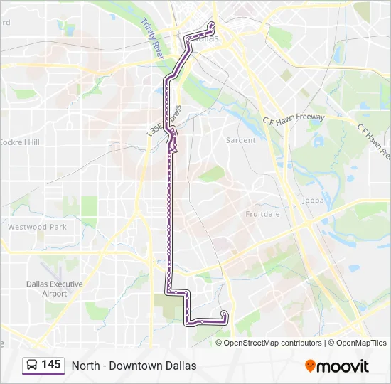 145 Route: Schedules, Stops & Maps - North - Downtown Dallas (Updated)