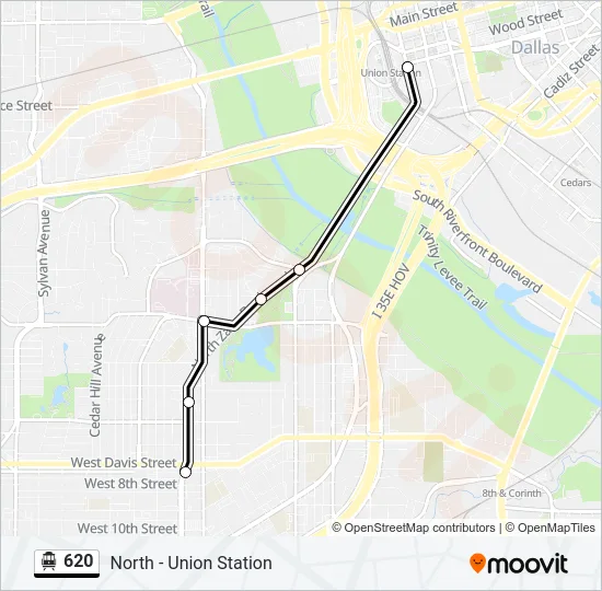 620 Cable Car Line Map