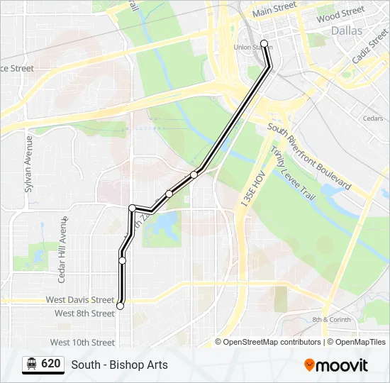 620 Cable Car Line Map