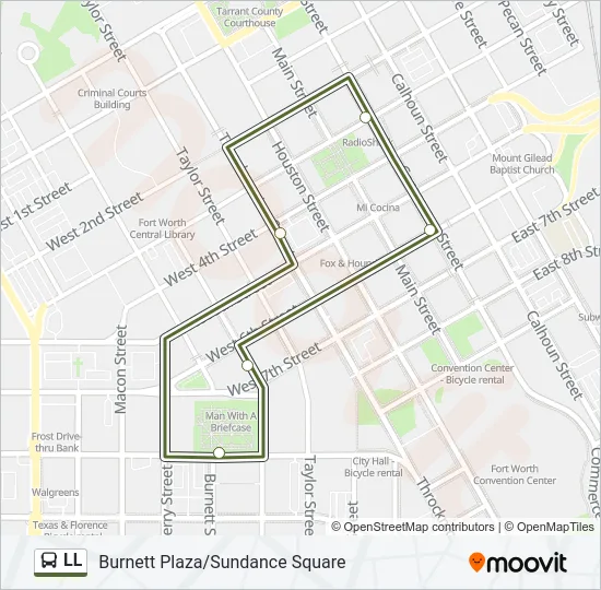 LL Bus Line Map