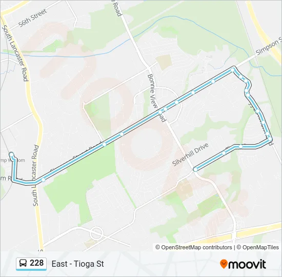 228 Bus Line Map