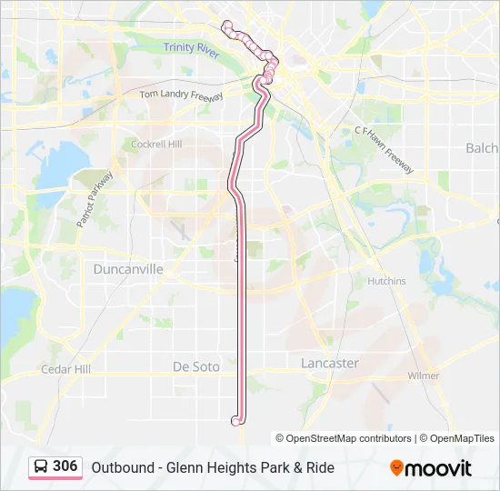 306 Bus Line Map