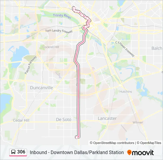 306 Bus Line Map