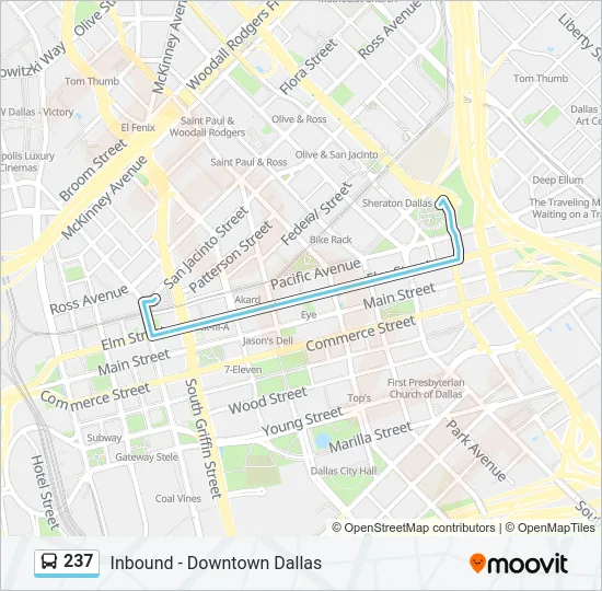 237 Bus Line Map