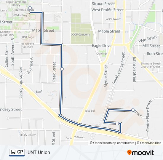 CP Bus Line Map