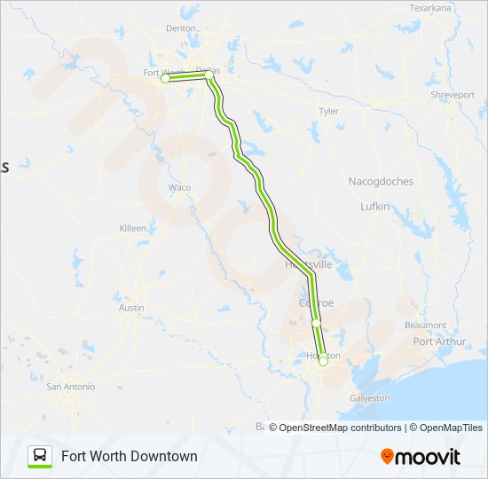 flixbus 2240 Route Schedules Stops Maps Fort Worth Downtown