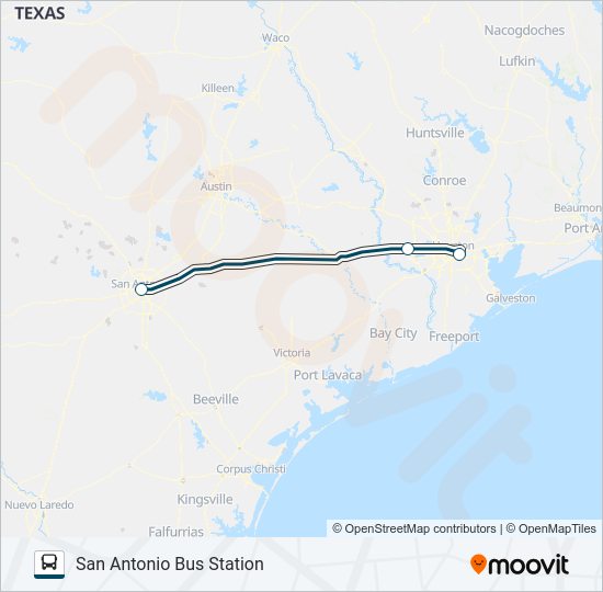 GREYHOUND US1110 Bus Line Map
