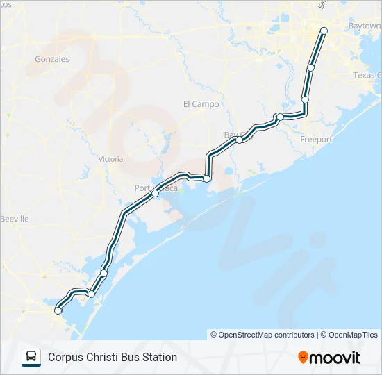 GREYHOUND US1126S Bus Line Map