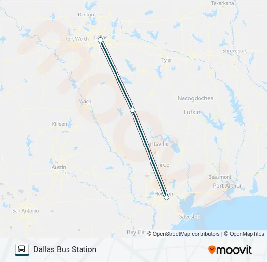GREYHOUND US1126S Bus Line Map