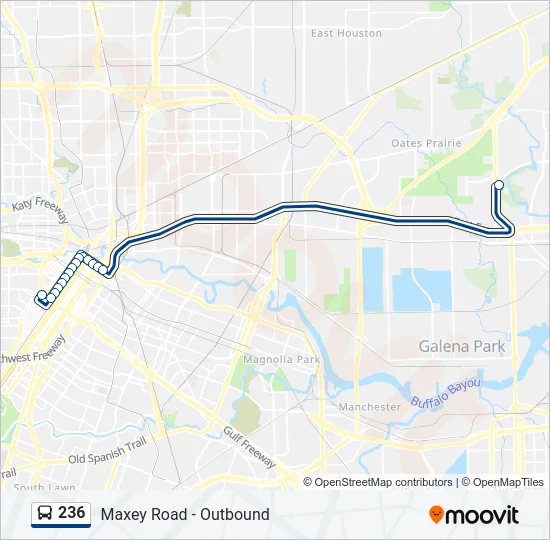 236 Bus Line Map