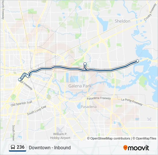 236 Bus Line Map