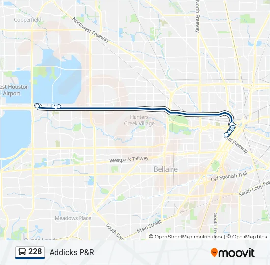 228 Bus Line Map