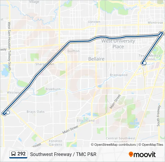 292 Route Schedules Stops Maps West Bellfort Outbound Updated 292 Route Schedules Stops Maps West Bellfort Outbound Updated