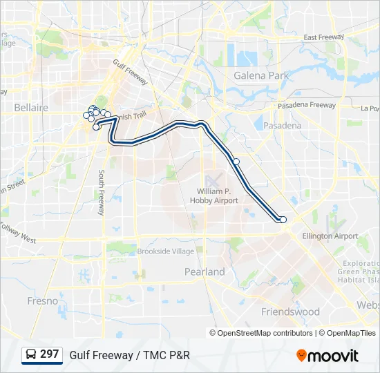 297 Bus Line Map
